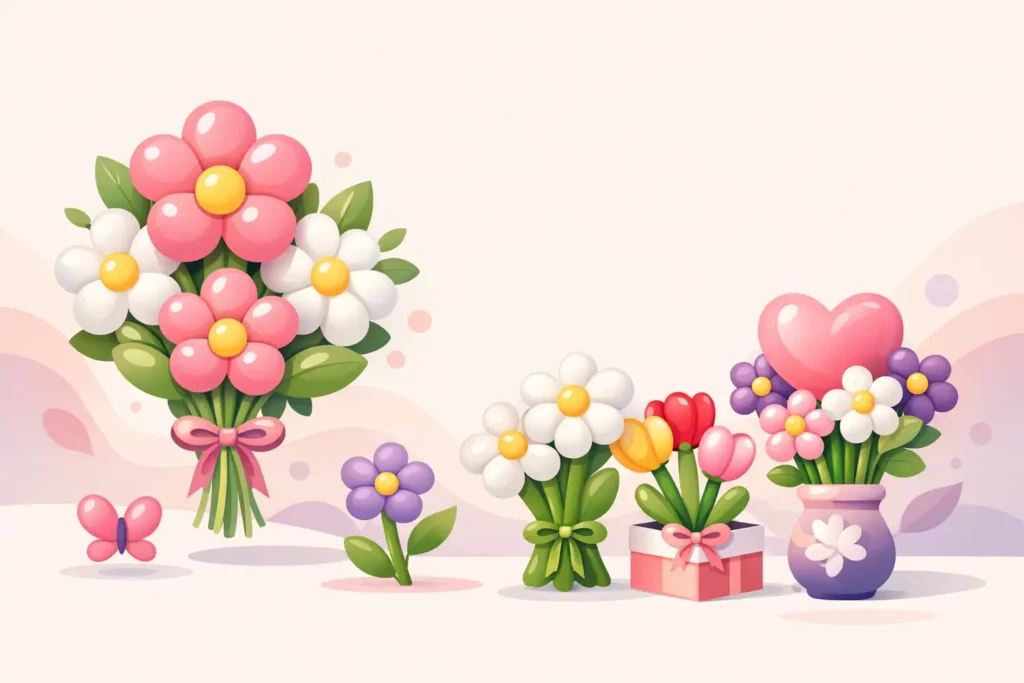 12 Flower Balloon Bouquet Ideas to Love