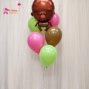 Natasha Helium Balloon Bunch