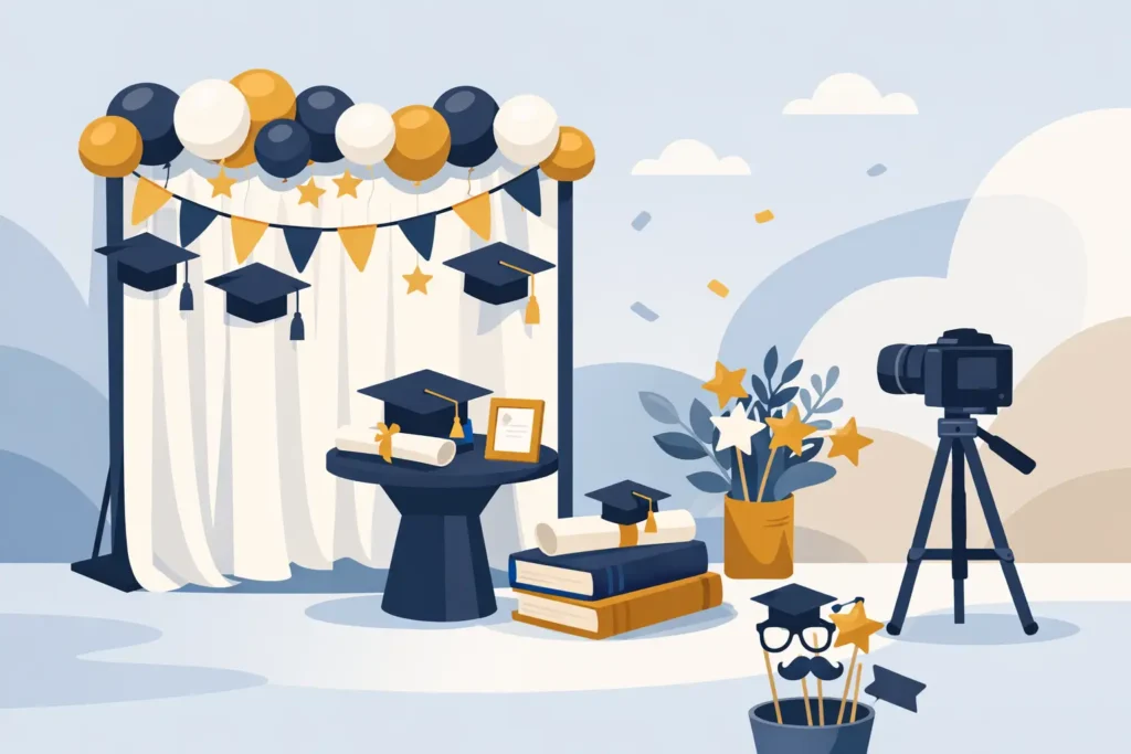 How to Decorate Graduation Photo Corner Right