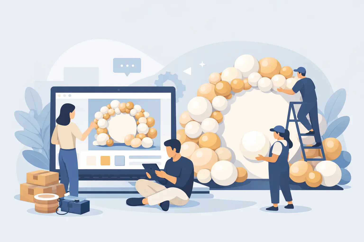 How to Order Custom Balloon Backdrops Easily