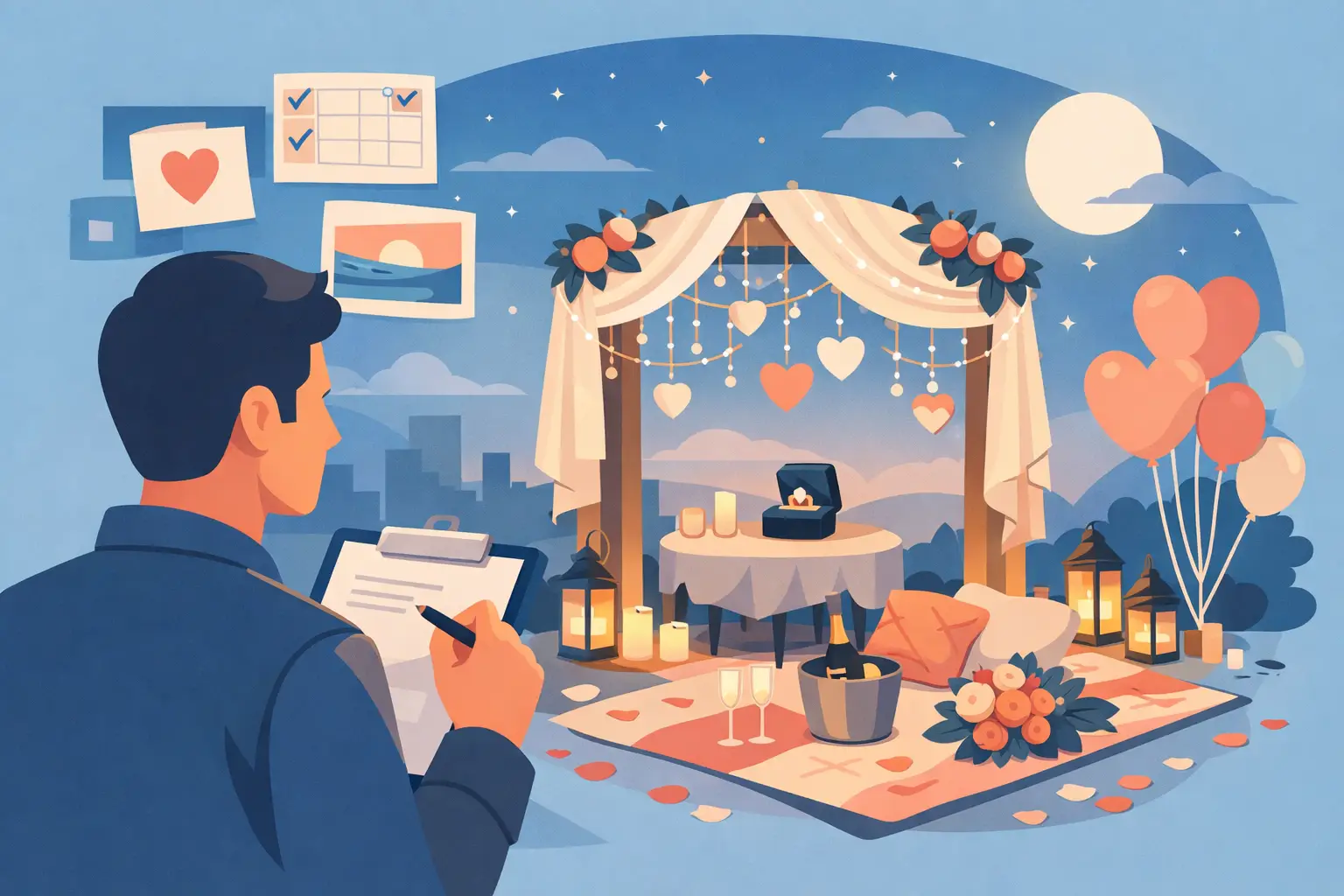 How to Plan Surprise Proposal Decorations