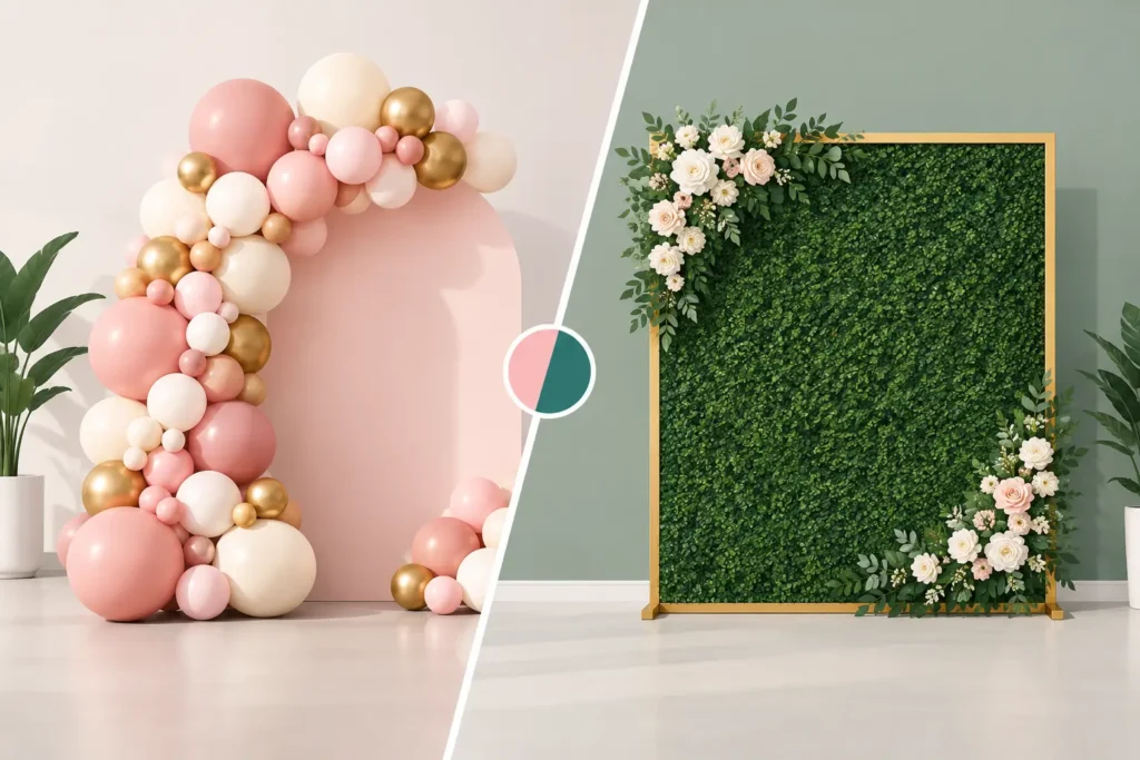 Balloon Backdrop vs Photo Wall for Your Event