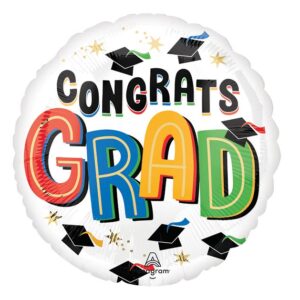 Bright Future Congrats Grad Foil Balloon