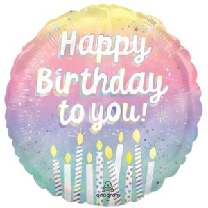 Pearlized Birthday Foil Balloon Foil Balloon