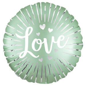 Satin Love Burst Foil Balloon