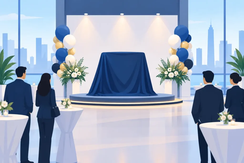 Corporate Launch Decor That Makes a Strong First Impression