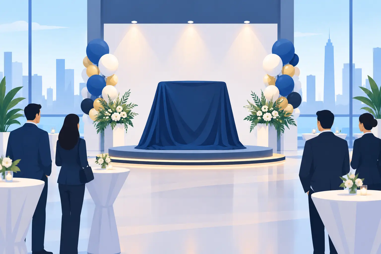 Corporate Launch Decor That Makes a Strong First Impression