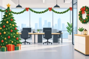 How to Plan Festive Office Decorations That Shine